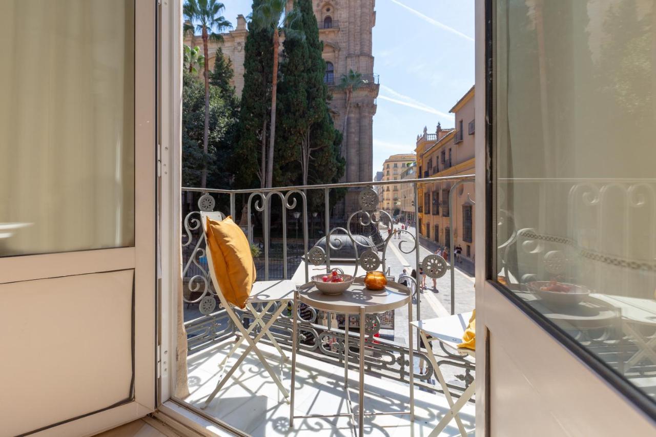 Luminoso Apartamento De Dos Habitaciones Con Vistas A Las Catedral マラガ エクステリア 写真