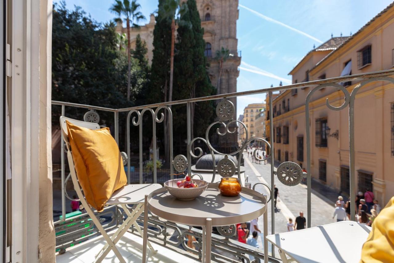 Luminoso Apartamento De Dos Habitaciones Con Vistas A Las Catedral マラガ エクステリア 写真